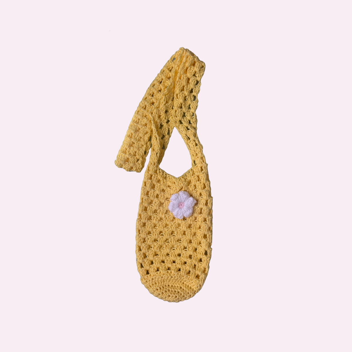 Cotton water bottle bag