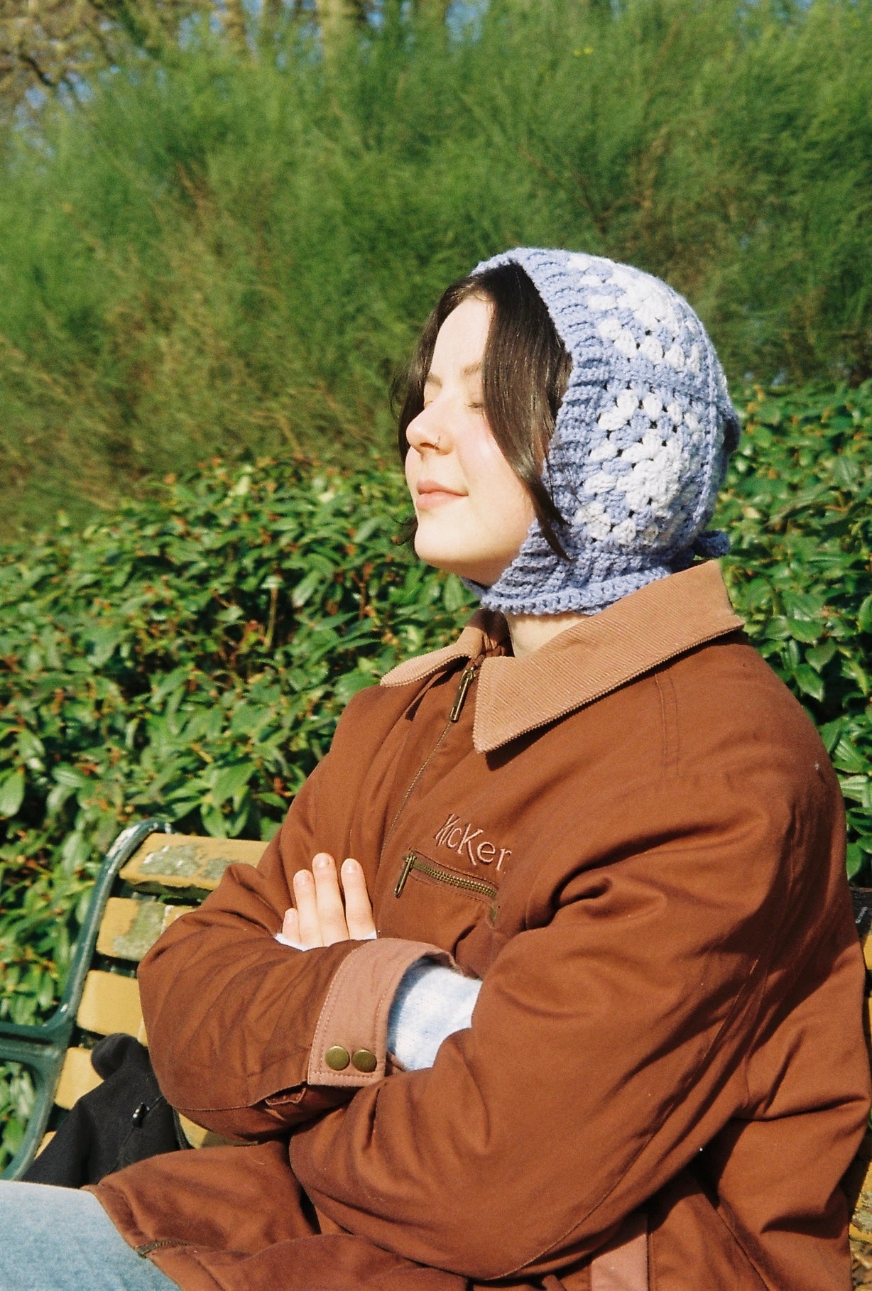 Granny Square Bonnet Pattern