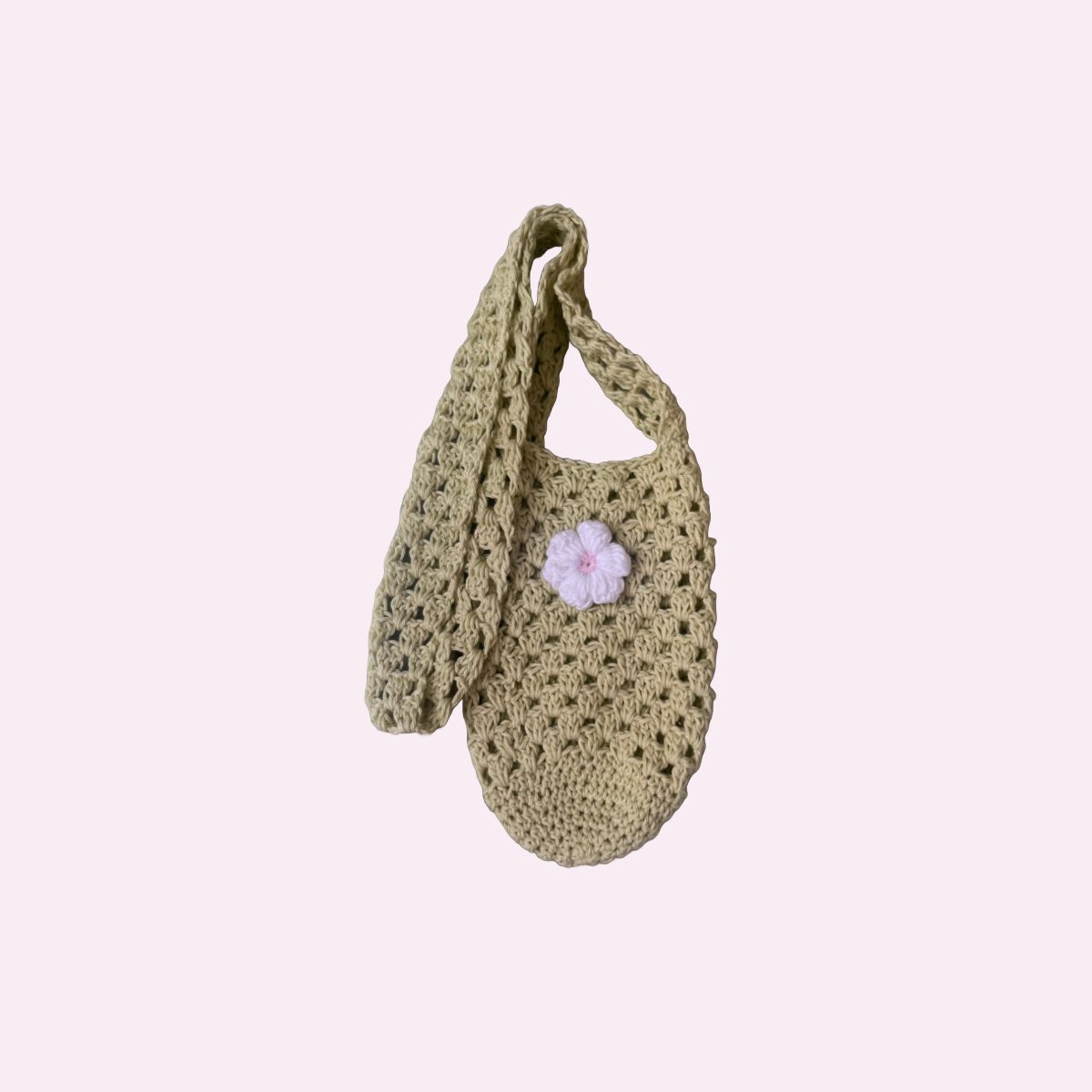 Cotton water bottle bag