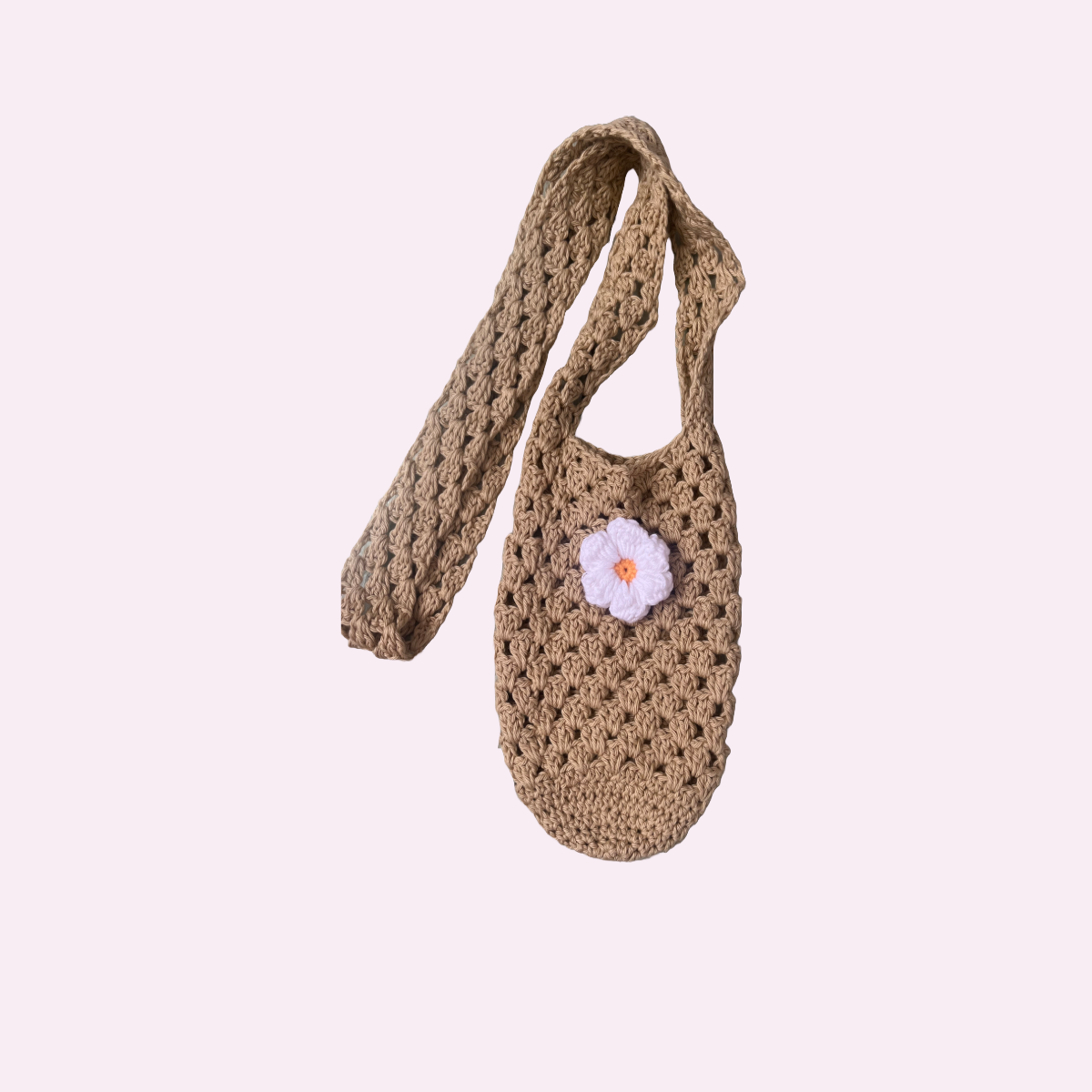Cotton water bottle bag