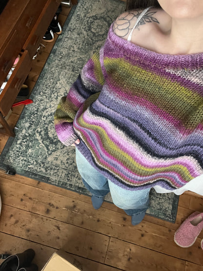 Noro yarn jumper